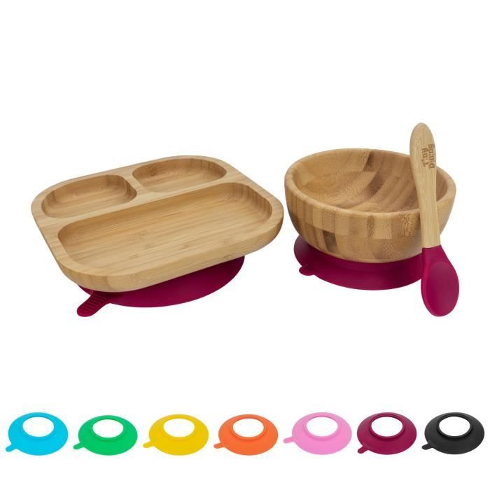 Coffret Repa - Limics24 - Set Vaisselle Enfants Assiette Bol Tasse Cuillère Service Table