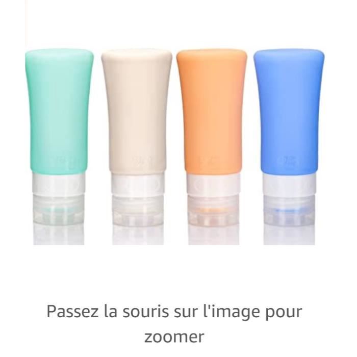INSFIT Lot De 17 Bouteilles De Voyage En Silicone Étanchées - Kit Complet Toilette Avion