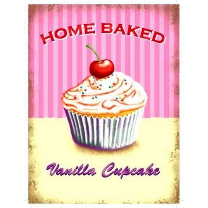 Plaque Gateau Home Baked Vanilla Cupcake Tole Deco Cuisine Achat Vente Objet Decoration Murale Cdiscount Plaque Gateau Home Baked Vanilla Cupcake Tole Deco Cuisine Achat Vente Objet Decoration Murale Cdiscount