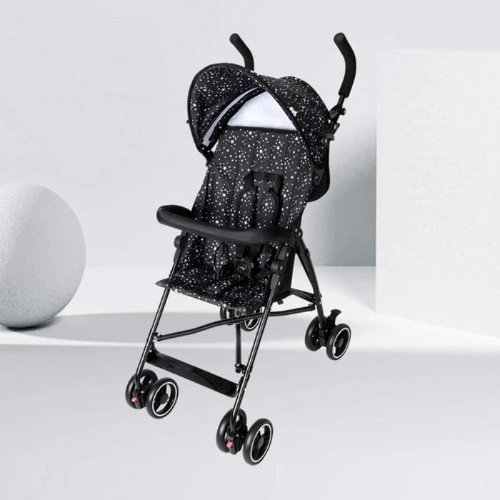 Poussette Bébé Pliable, Poussette Canne de Voyage à 4 Roues, 0-3 ans,  jusqu'à 15 kg, Gris - Cdiscount Puériculture & Eveil bébé