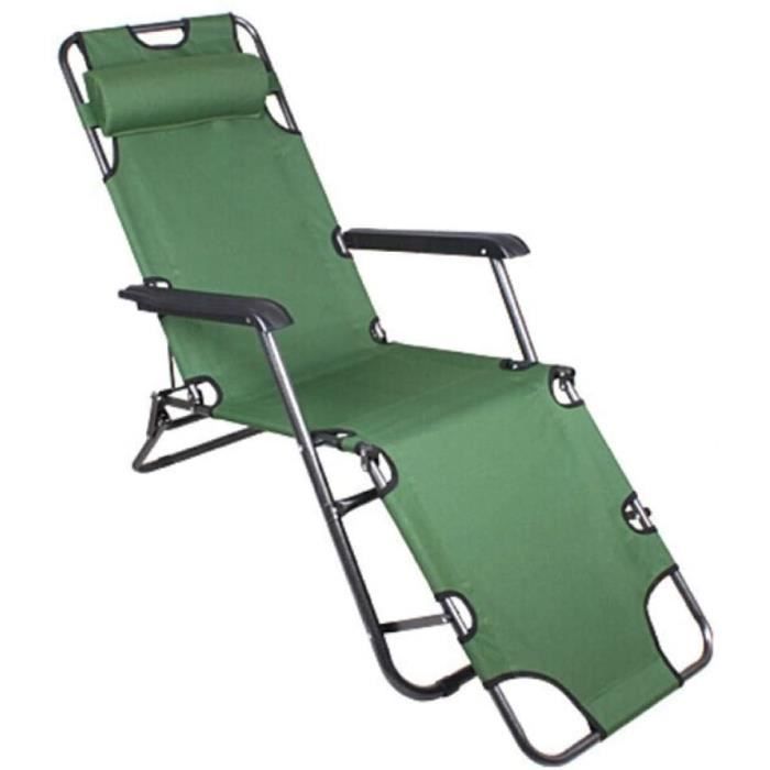 Chaise longue plage pliante Chaise plage pliante d'été Transats soleil