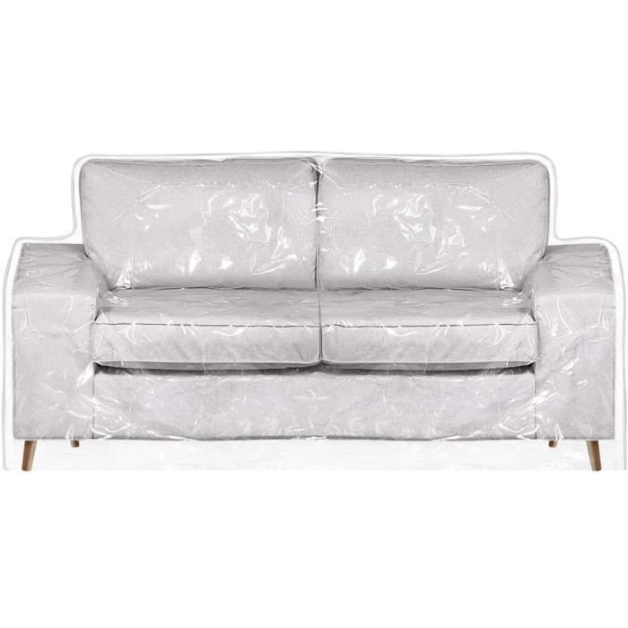 Housse De Canape Pretyzoom Housse De Canape En Plastique Futon Pour Deplacer Housses Impermeables Canap Eac757 Cdiscount Maison