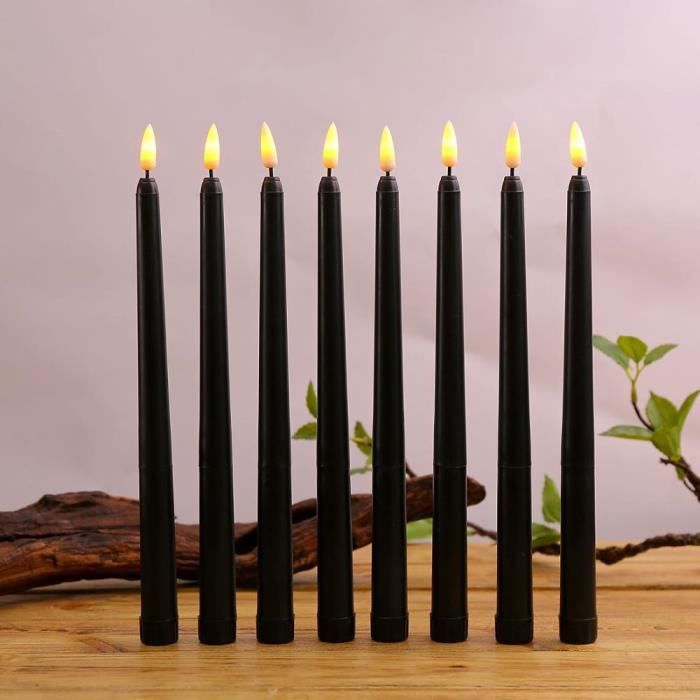 12 paquets de bougies à LED sans flamme et vacillantes, alimentées