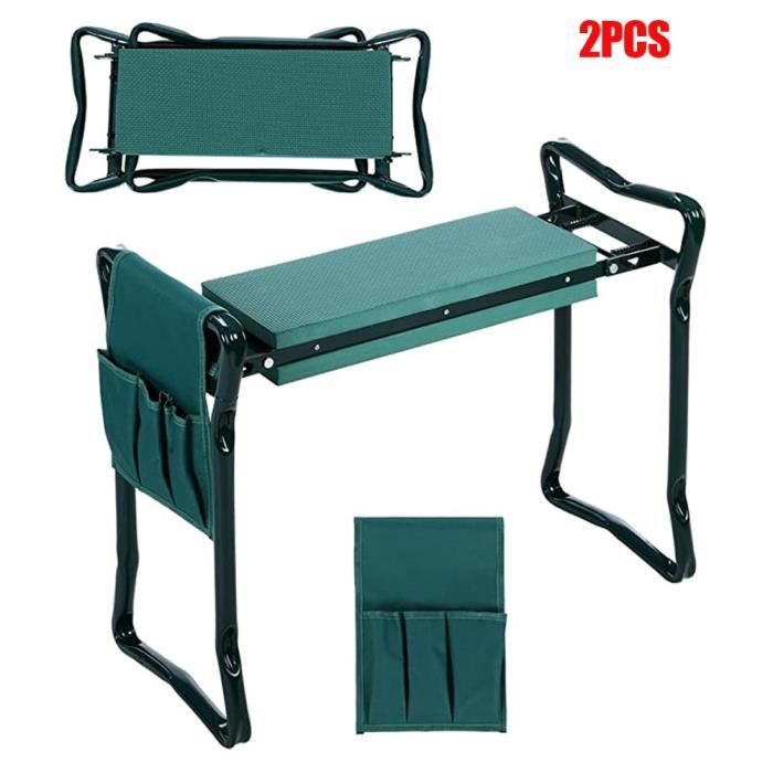Poches Latérales Pour Banc De Jardin Venus Valink - Lot De 2, Tissu Oxford, Taille M (31x32 Cm), Pour Outils