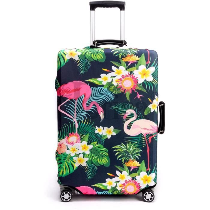 Housse de Valise ?�lastiqu?�e Premium - 38 Couleurs Disponibles - Petit, Moyen ou Grand (Tropical 