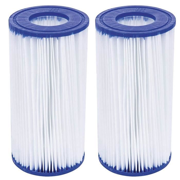 Cartouche Filtrante Compatible Filtrinov FB12 Pour Piscine - Lot De 2 - Surface De Filtration 50 Pieds² - 8