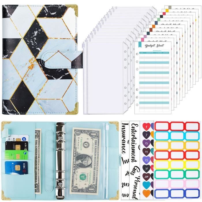Portefeuille Livre En Cuir Bleu Occasion - Avec Poches Intérieures, Pour Femme
