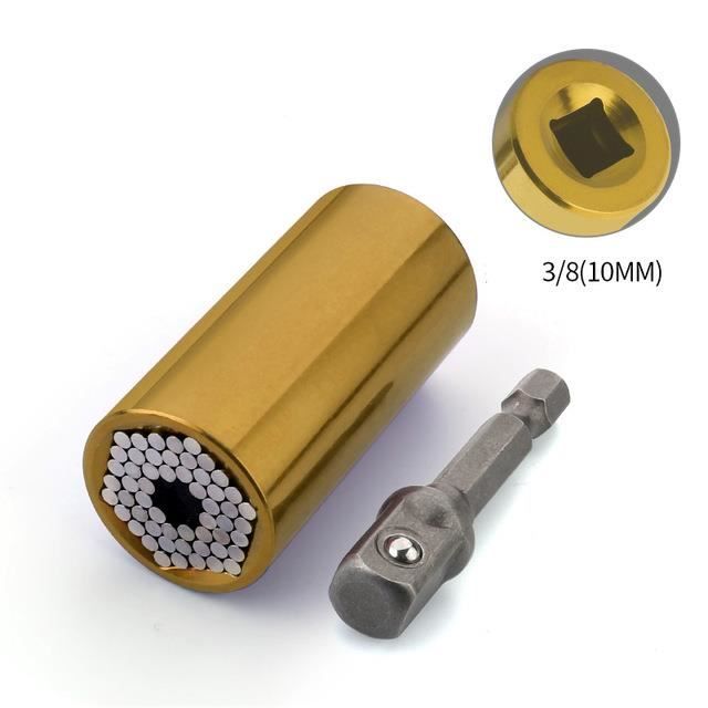 Douille Universelle 7mm à 19mm + Embout Pour Visseuse - Neuf, 2 Pièces
