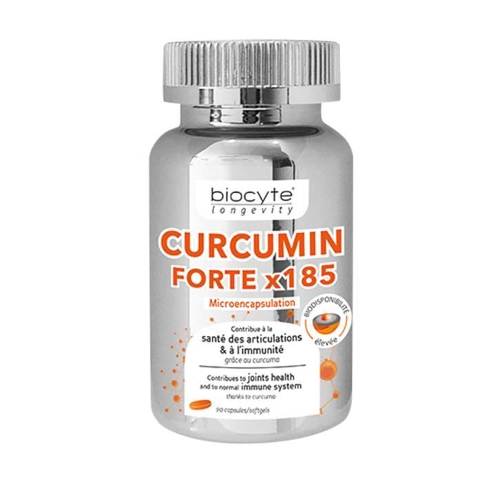 Biocyte Curcumin Forte x185 90 capsules Cdiscount Santé Mieux vivre