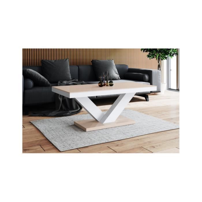 table basse design 120 cm x 60 cm x 49 cm