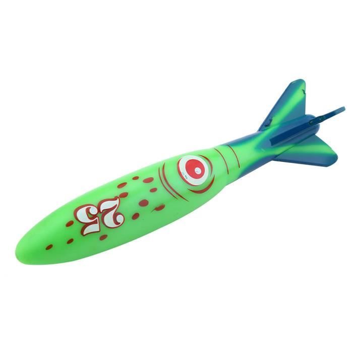 VGEBY 4pcs Jouets de Torpille Jouet de Divertissement sous-Marin de Plongée de Bandits de Toypedo de Piscine 