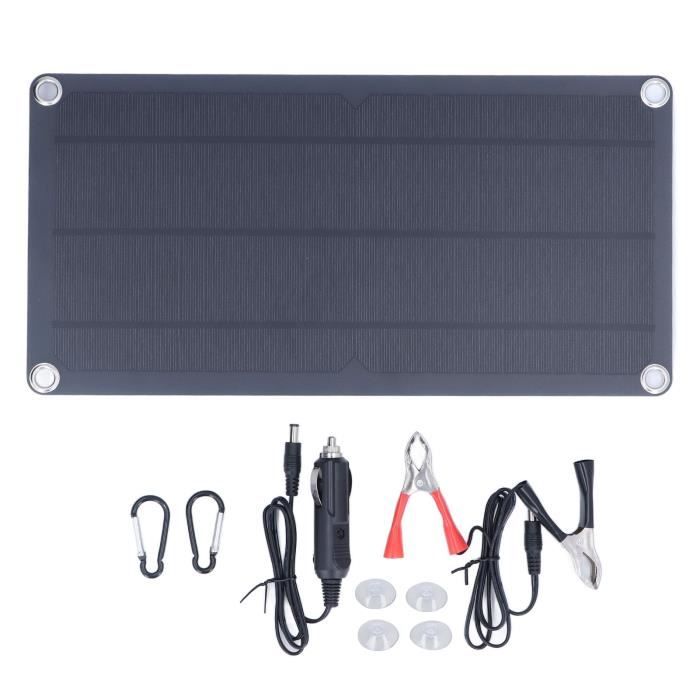 Panneau Solaire 20W étanche IP66 – Pour Caméra De Sécurité – Câble 3m, Support Réglable 360°, Interfaces USB-C/Android