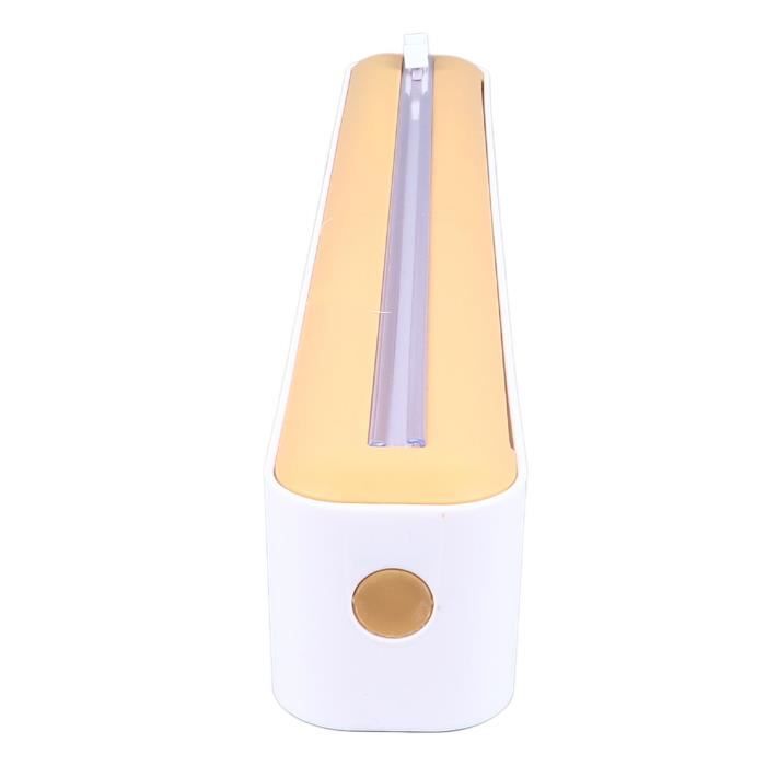 Distributeur Film Alimentaire - Rangement Papier Alu/Plastique - Cutter Intégré - 36.5cm