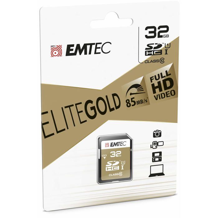 Emtec ECMSD32GHC10GP mémoire flash SDHC Classe 10 Neuf - vue 2