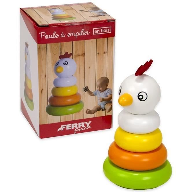 Jouet d'éveil Goula Poule à empiler pas cher - Jeux d'éveil