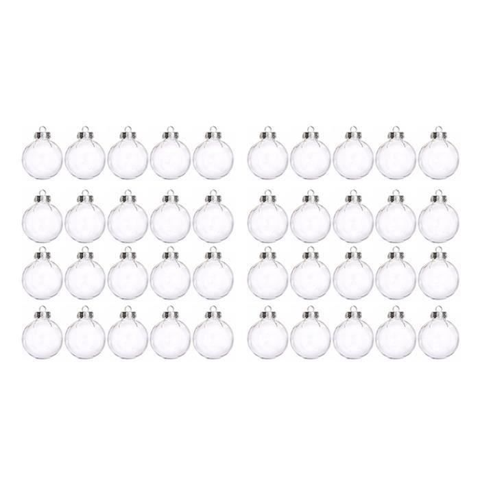 Boules De Noël Rouges, 34 Pcs Boules De Décoration De Noël En Plastique Avec Corde De Suspension Petites Boules De Decoration De Noel Pour Les Decorations De Festival En Plein Air