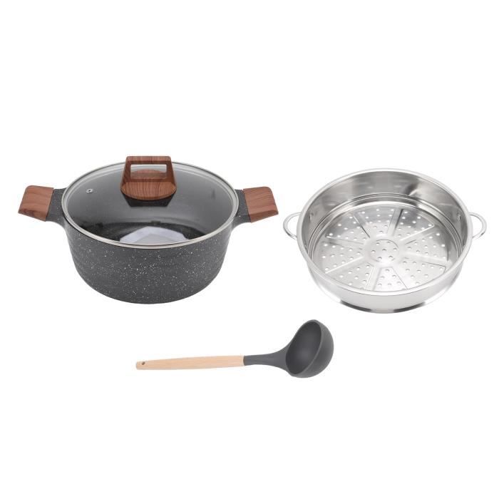 Marmite Ramen dorée coréenne en aluminium jaune, c... – Grandado
