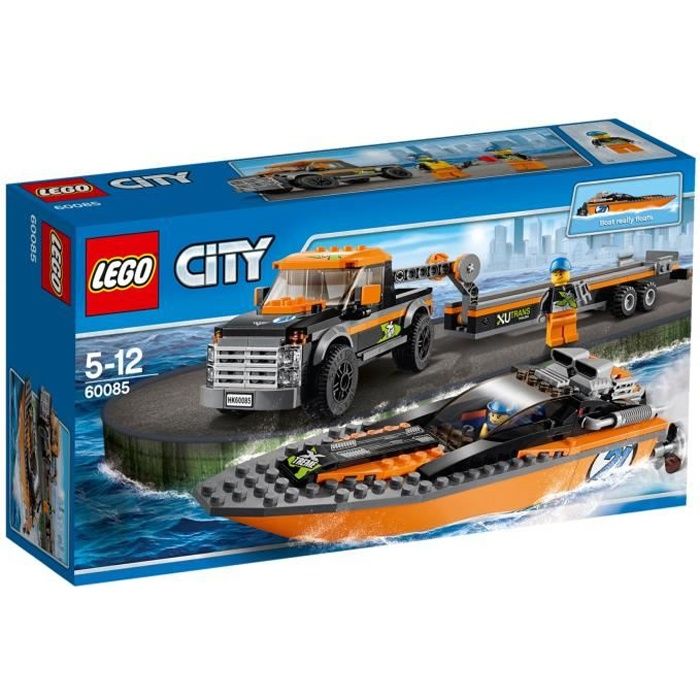 LEGO®City 60085 Le 4x4 avec Hors-Bord