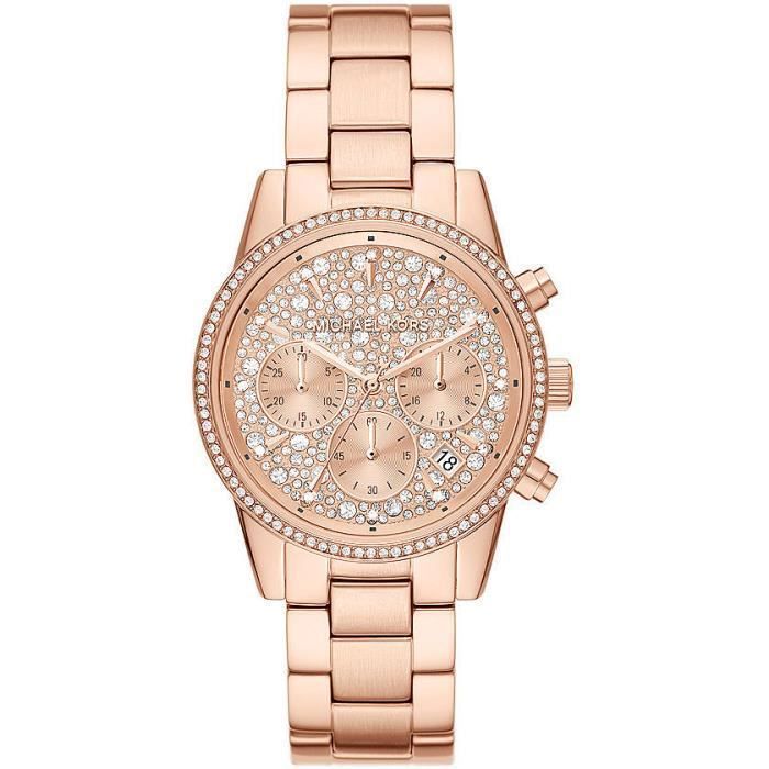 montre seul le temps femme Michael Kors Ritz Rose MK7302