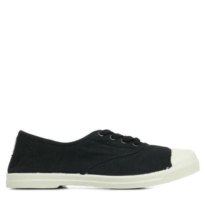 Natural World Tennis Lacet Natural World - Noir - INGLES TINTADO ELAST. CORDONES - Femme - Confort exceptionnel