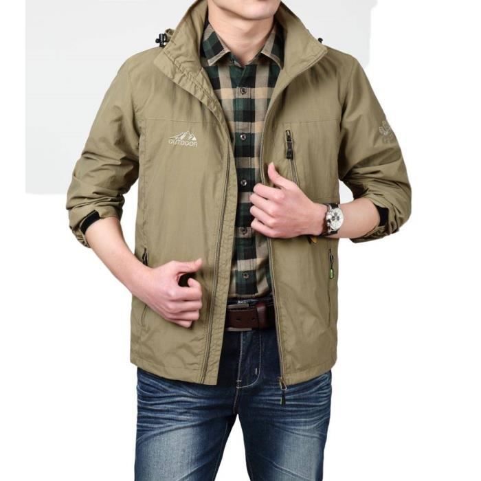 Veste legere online impermeable homme