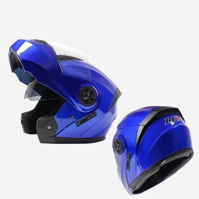 Casque Moto Intégral Enfant - Taille Unique 48-52cm Léger 550g Certifié DOT/ECE