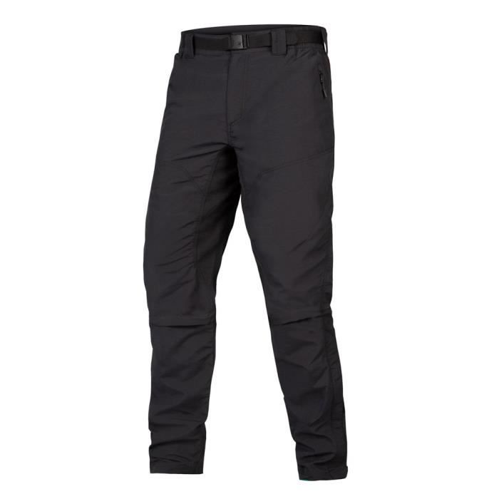 Pantalon VTT Homme - Endura - Hummvee Zip-Off - Noir - Imperméable - Respirant