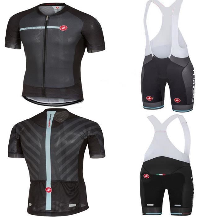 Lixada Cuissard /À Bretelles Hommes /À s/échage Rapide Maille 3D Rembourr/é V/élo Shorts VTT V/élo /équitation Cuissard