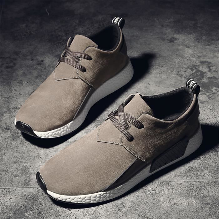 Sneaker Homme Marque De Luxe Chaussure Antidérapant Nouvelle Arrivee Durable Chaussure Grande