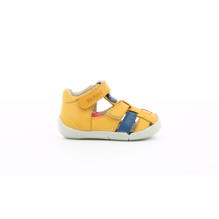 Chaussure Enfant Garçon Wasabou, Sandales Mixte, Camel, 18 Kickers Garcon Sandales