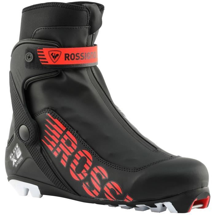 Chaussures Ski De Fond Rossignol X-8 Skate Garçon - Taille 49 Noir - Technologie Dual Core
