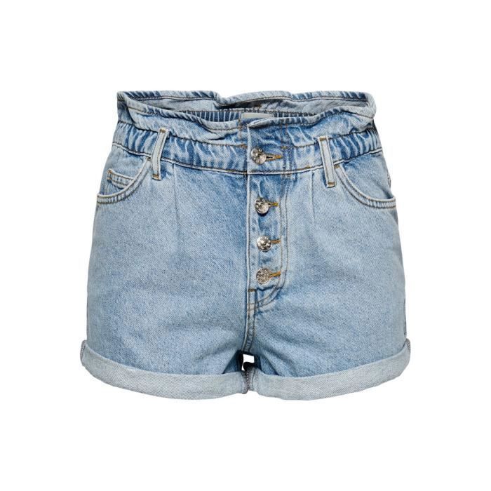 Short en jean Only onlcuba life pour femme - Bleu clair - Taille S