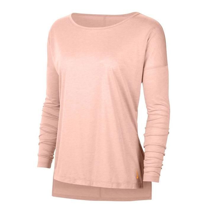 Tee Shirt Nike Femme Rose Pale Nike TEE SHIRT ROSE ASTER PINK
