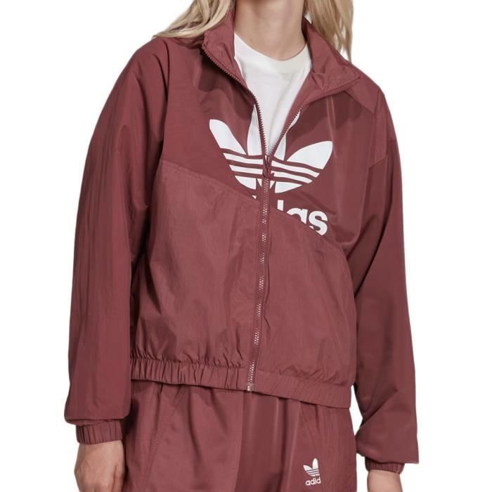 Veste de survêtement Bordeaux Femme Adidas Track Top