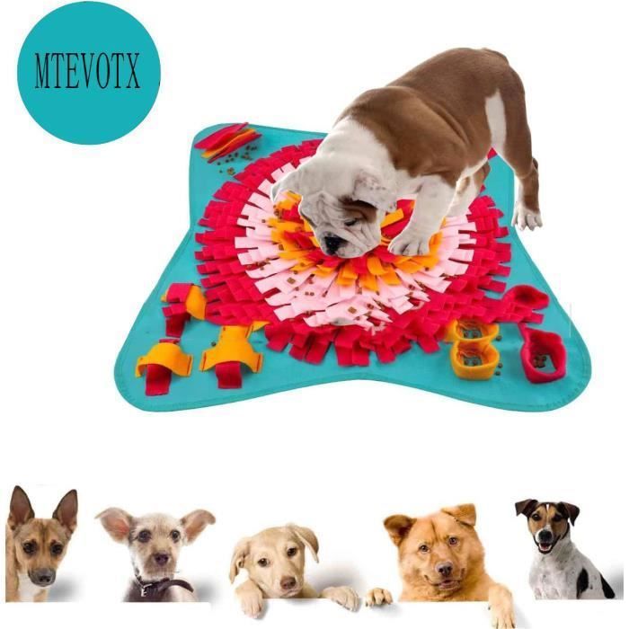 Comparer les prix de MTEVOTX Tapis à Renifler - Tapis de fouille Chien - pour Chien Stress Release, Les Jouets interactifs pour Animaux de Compagnie