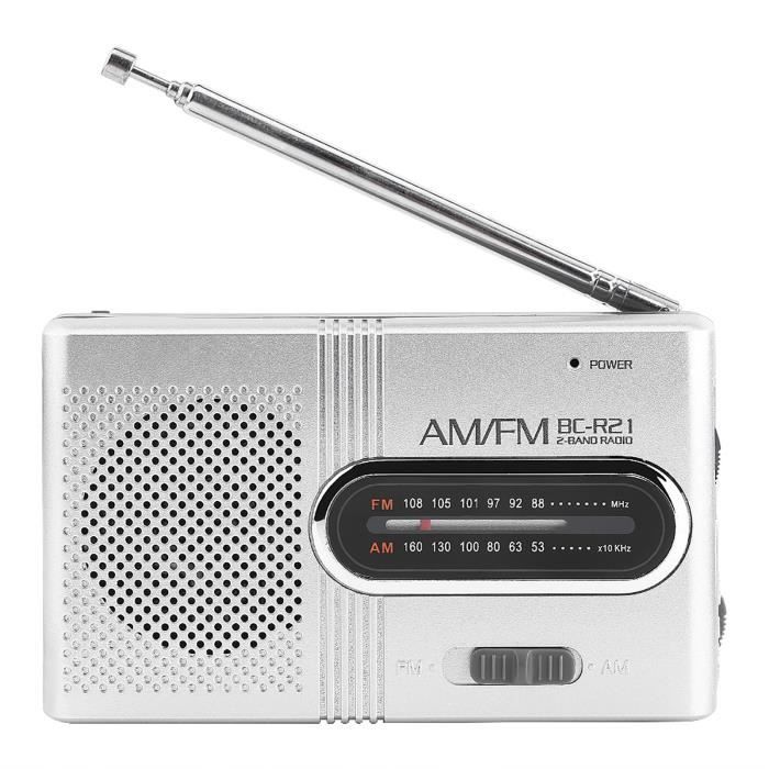 Radio FM-AM & Lecteur de Musique,Radio Bluetooth Portable avec Haut-Parleur intégré, Antenne Radio FM-AM & Lecteur de Musique,Radio Bluetooth Portable avec Haut-Parleur intégré, Antenne