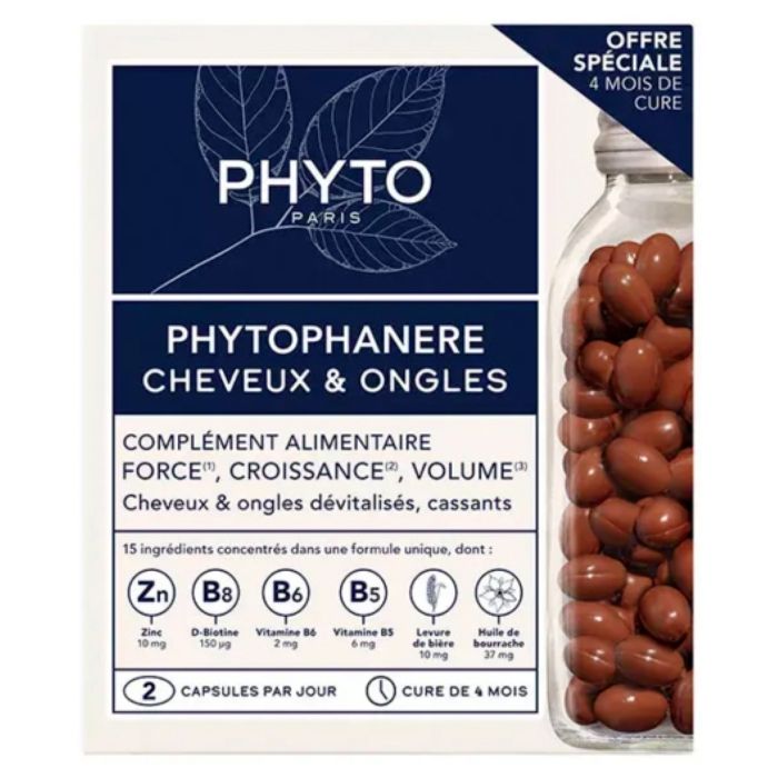 PHYTO PHYTOPHANERE CHEVEUX ET ONGLES 2X120 CAPSULES  Cdiscount Au