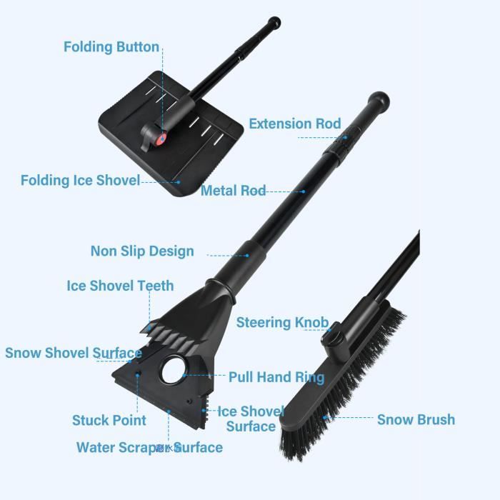 Pelle De Déneigement Randonnée Rétractable - Gamm Vert