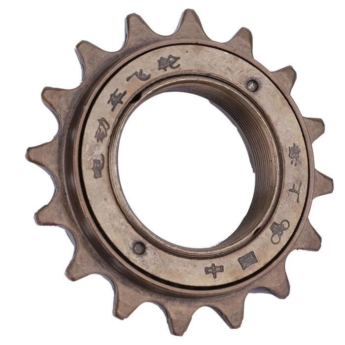 Pignon BMX F Fityle 16T - 34mm Diamètre Intérieur - Acier Pour Vélo 1 Vitesse - Compatible 1/2"x1/8"
