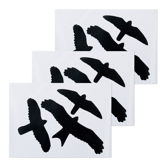Autocollants Anti-Collision Oiseaux Fenêtre - Film Arc-en-Ciel Décoratif Et Préventif