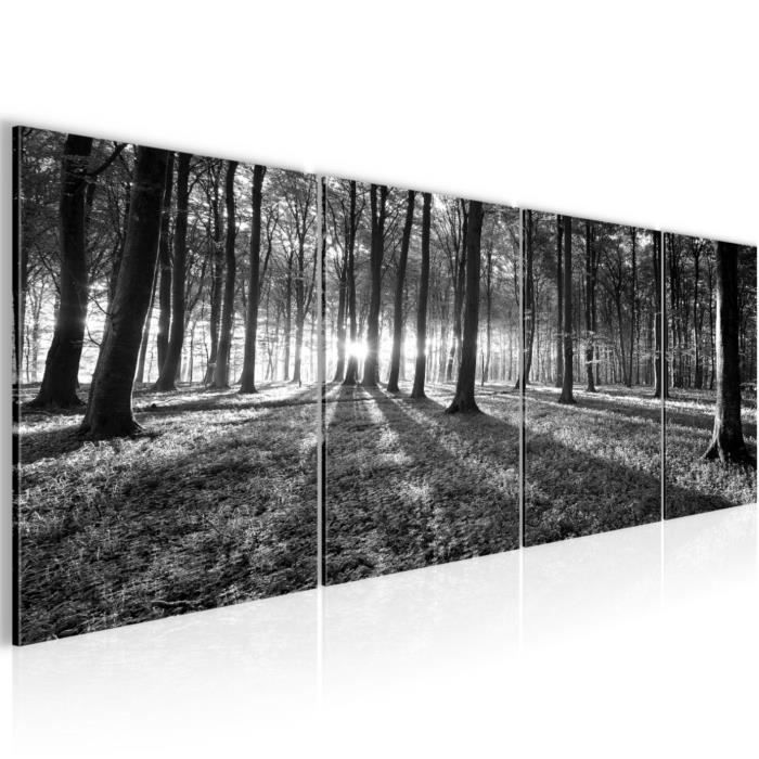 Tableau 3 Pièces - Paysage D'arbre Rose - Impression Sur Toile, Décoration Murale