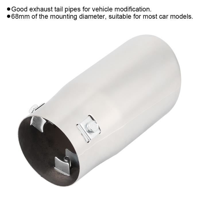 Tuyau D'échappement Double Modifié, Voiture Universelle, Acier