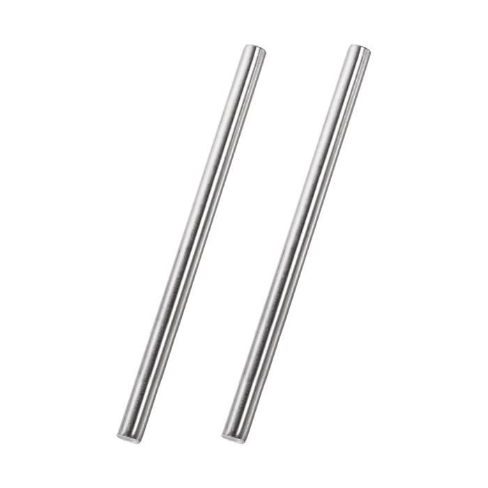 SOURCING MAP 5mm x 200mm Accessoire modélisme Tige Acier Inoxydable 304