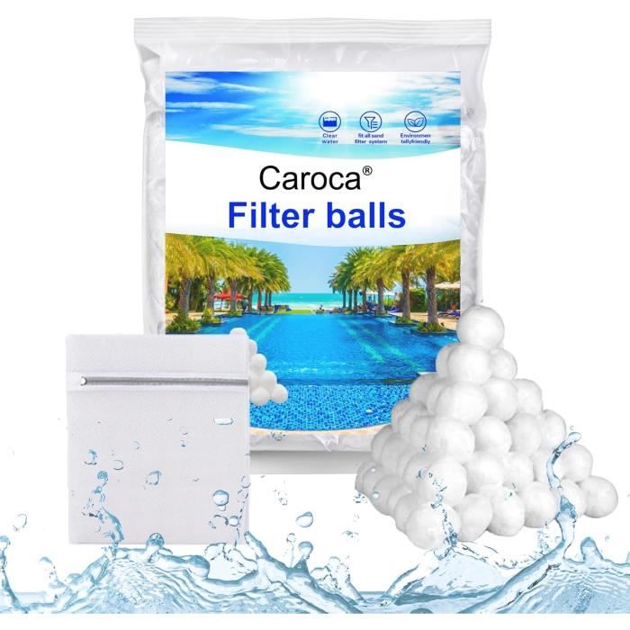 Balles Filtrantes Winny Pool Cleaner 700g - Pour Systèmes De Filtration à Sable De Piscine