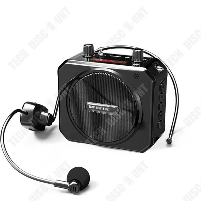 Mégaphone Voiture 25W Avec Bluetooth, USB/SD, Sirène - Fixation Ventouse Toit, IP66