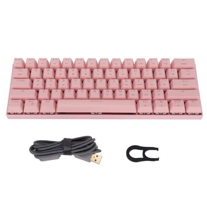 Clavier Mécanique Gamer Redragon Lakshmi K606 Rétroéclairé RGB / Red Switch
