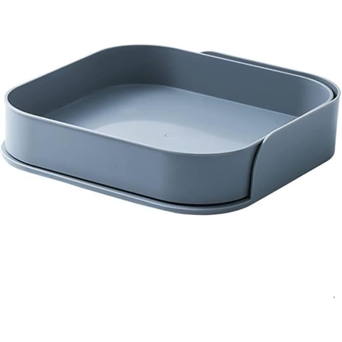 Organisateur à 2 Tier – Support à épices Rotatif Réglable En Métal De 30,5 Cm Pour