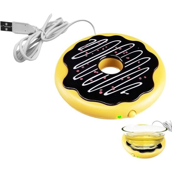 Chauffe-tasse USB VINTORKY - Garde Ton Café, Thé Ou Lait Toujours Chaud Sur Ton Bureau, Pratique Et Portable