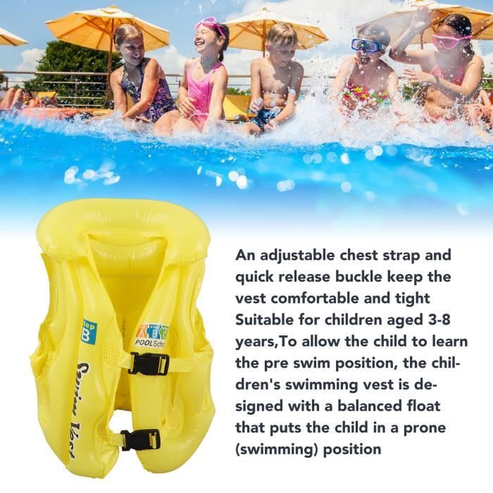 Comparer les prix de VGEBY Maillot de bain enfant flottant pour la natation des enfants de 3‑8 ans - gilet de natation avec flotteurs équilibrés