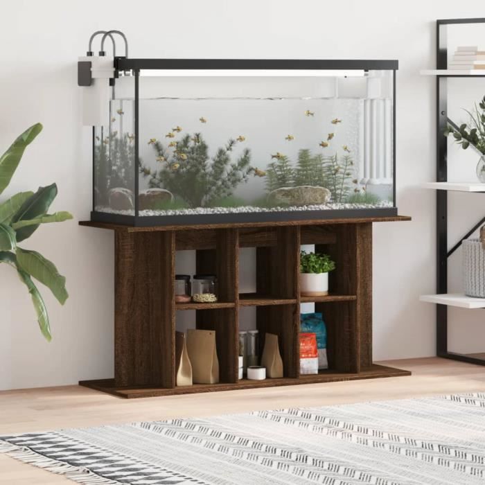 VIDAXL Support d'aquarium Chêne
